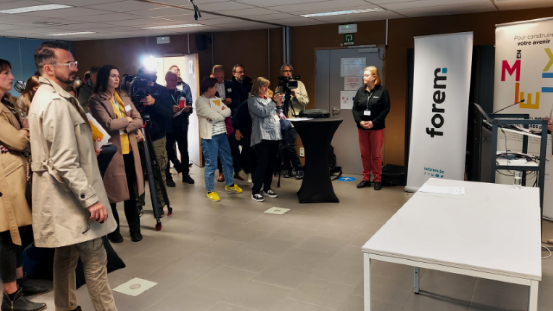 Le Centre de compétence Forem Environnement a ouvert ses portes à un panel de journalistes européens 