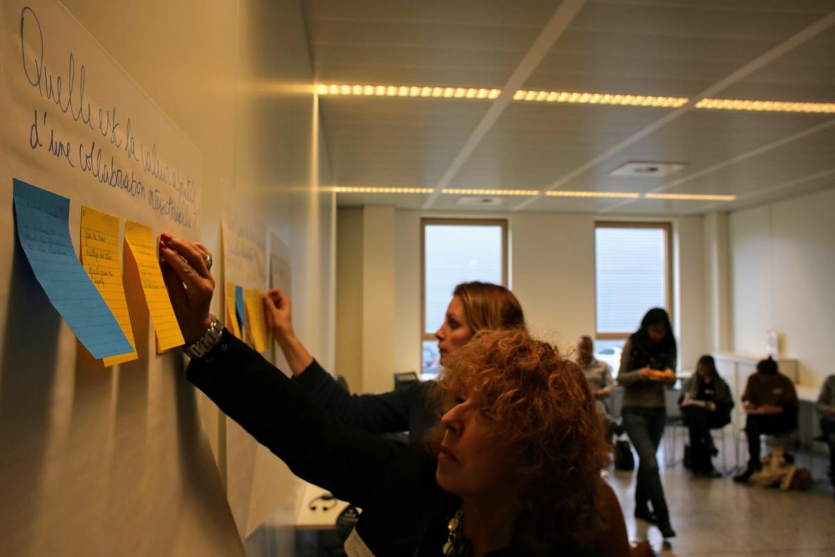 Plus d'une centaine de porteurs de projets FSE-IEJ ont participé à cette journée.