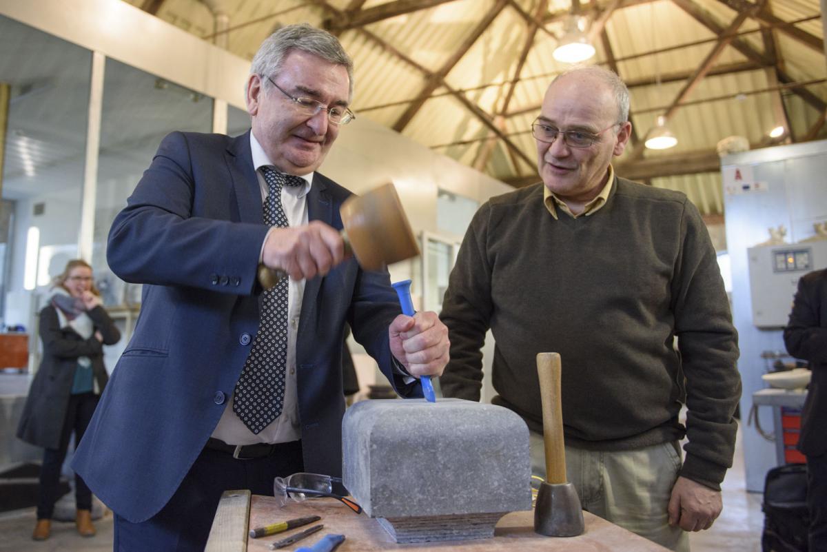 Le pôle de la pierre est un centre de compétence spécialisé dans les métiers de la pierre.