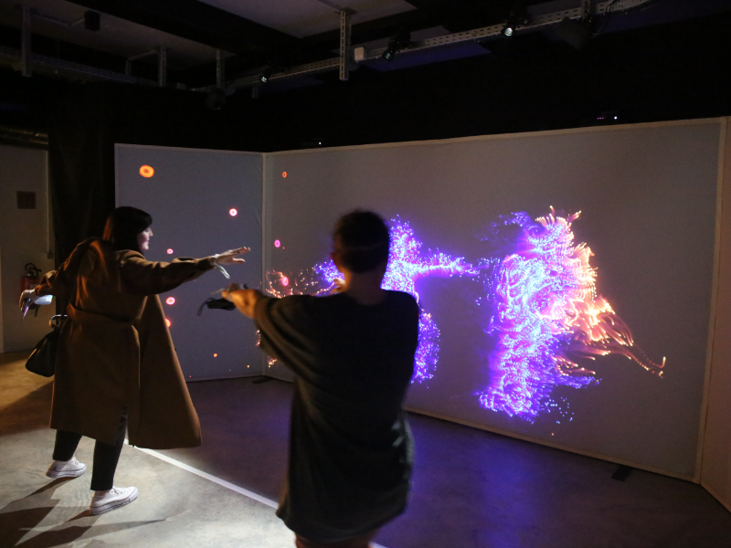 Les installations interactives avaient la cote, au Pavillon Numérique.