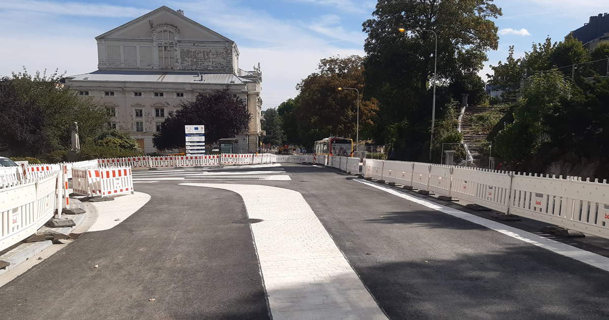 Travaux carrefours Concorde-Théâtre et Concorde-Harmonie