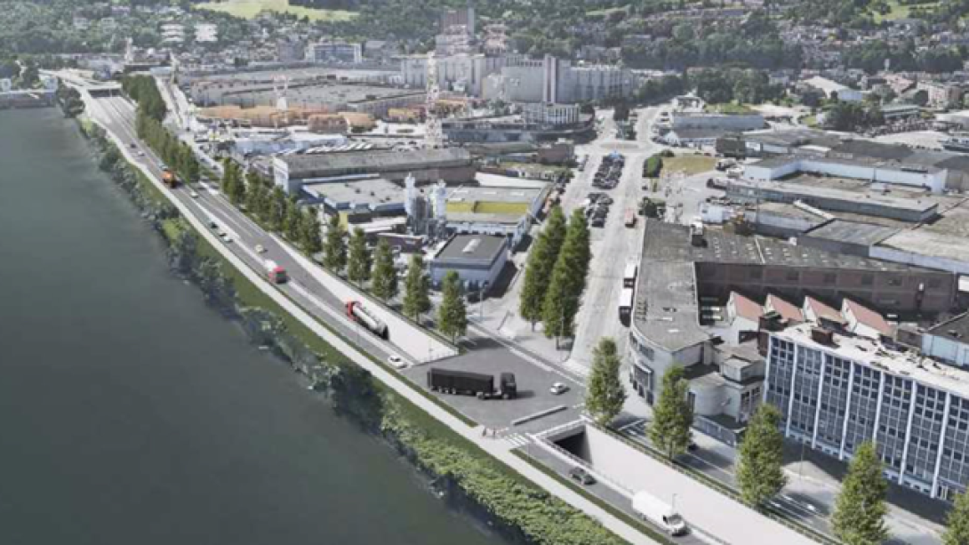 Plan 3D du quartier de Droixhe